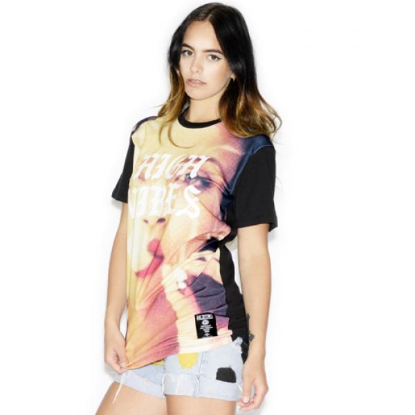 HIGH VIBES T-SHIRTS-BLACK