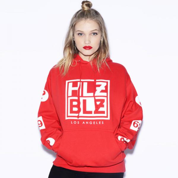 ANGELS HOODIE-RED