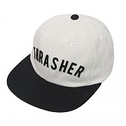 HUF X THRASHER VINTAGE BASEBALL 6 PANEL-WHT