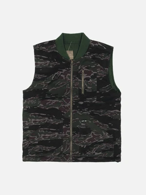 TIGER CAMO REVERSIBLE VEST-OIV/CAMO
