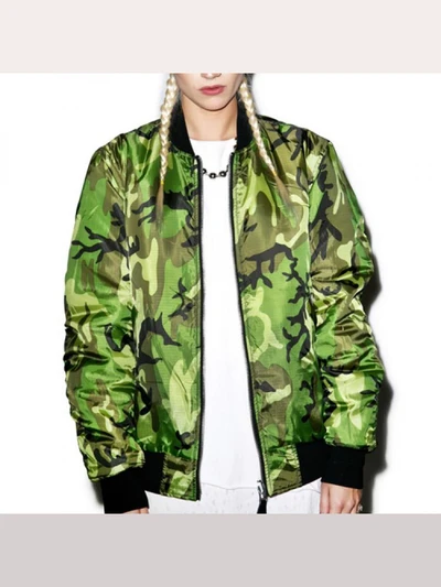 (양면)MA-1 REVERSIBLE BOMBER JACKET - BLK/CAMO