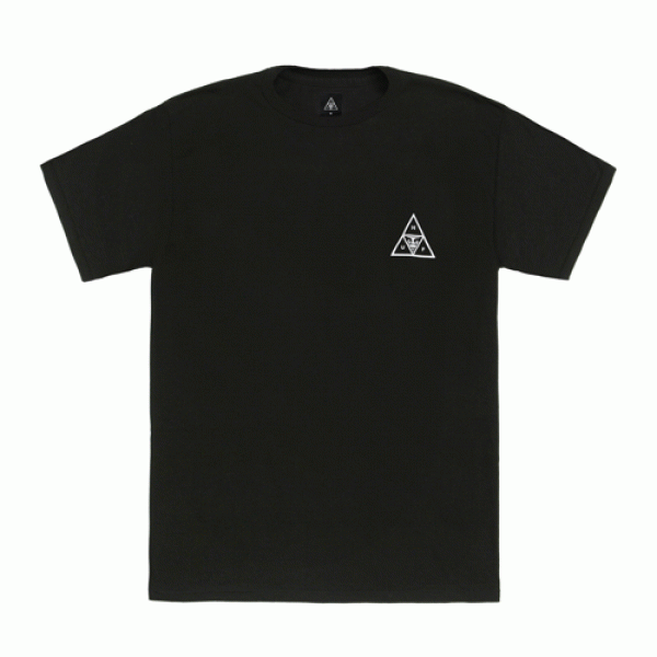 HUF X OBEY TRIP TRI PKT TEE-BLK