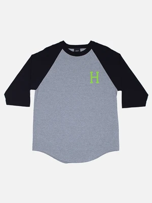 CLASSIC H RAGLAN-GRY (GRN print)