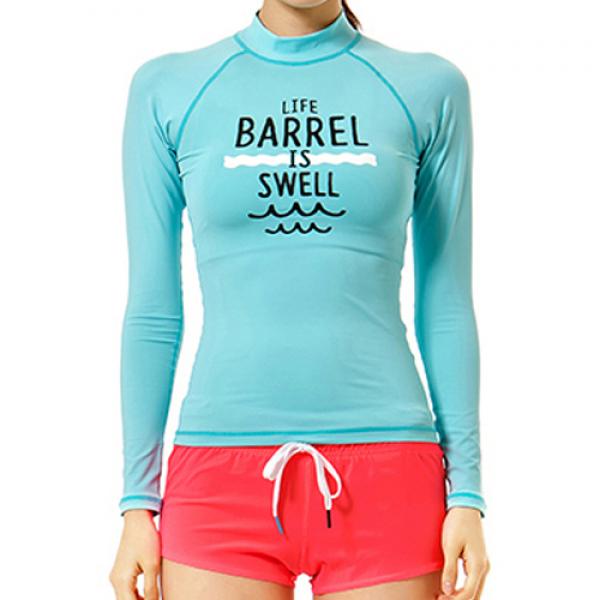 W SWELL RASHGUARD V2-MINT