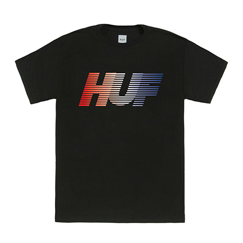 10K GRADIENT TEE-BLK(RedG)