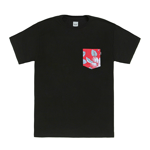 ALOHA AINA POCKET TEE - BLK