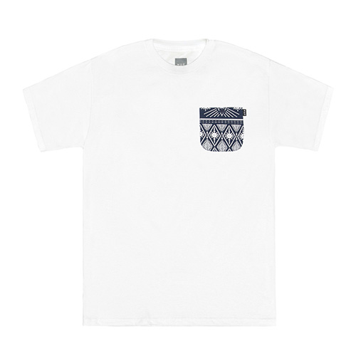 BANDANA POCKET SS TEE - WHT