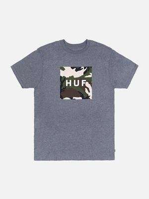 BOX LOGO FILL WOODLAND CAMO TEE-GRY