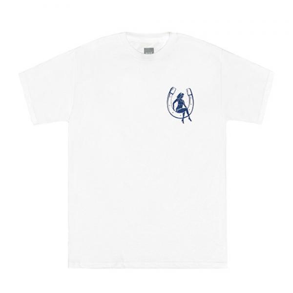 HORSESHOE SS TEE - WHT