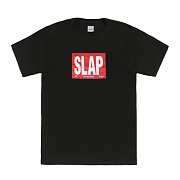 HUF X SLAP MASTHEAD TEE-BLK