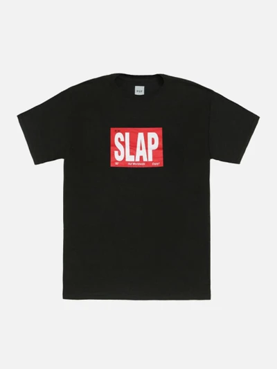 HUF X SLAP MASTHEAD TEE-BLK