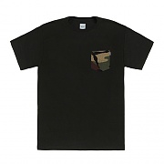 JAPANESE CAMO POCKET TEE-BLK