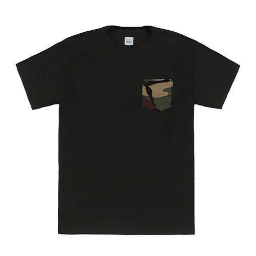 JAPANESE CAMO POCKET TEE-BLK