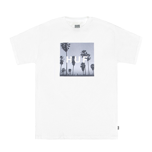 LAS PALMAS BOX LOGO TEE - WHT