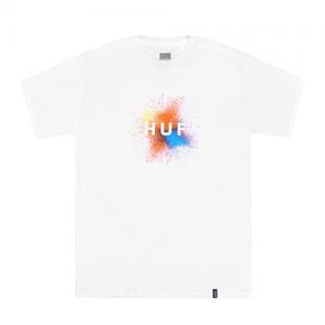 SPLATTER BOX LOGO TEE-WHT