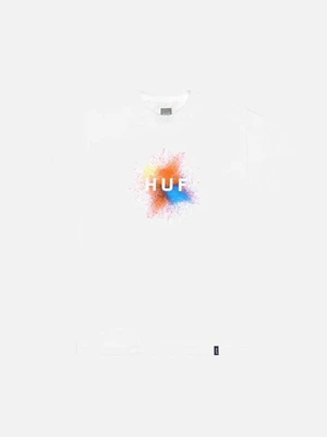 SPLATTER BOX LOGO TEE-WHT