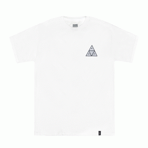 TRIPLE TRIANGLE IDENTITY TEE - WHT(BLK)