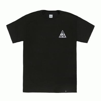 TRIPLE TRIANGLE SKULLS TEE - BLK