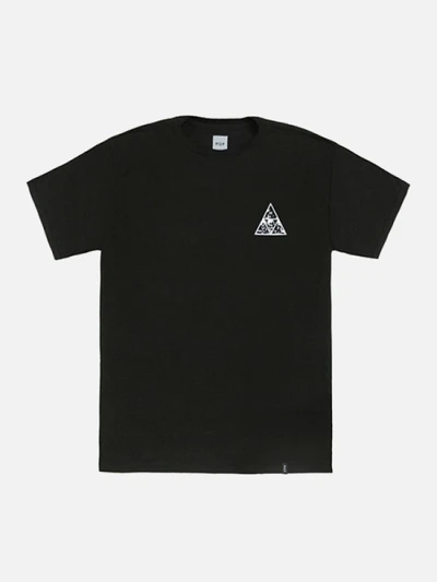 TRIPLE TRIANGLE SKULLS TEE - BLK