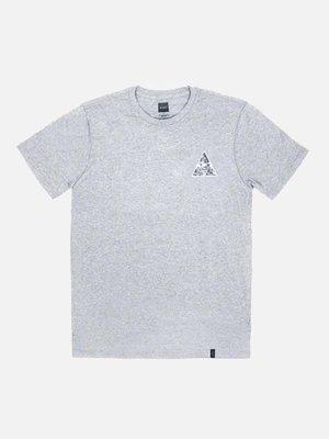 TRIPLE TRIANGLE SKULLS TEE - GRY