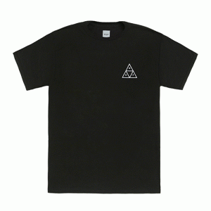 TRIPLE TRIANGLE TEE-BLK(WHT)