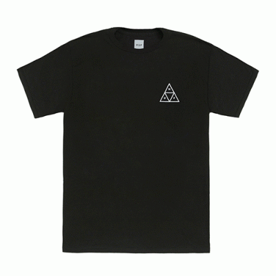 TRIPLE TRIANGLE TEE-BLK(WHT)