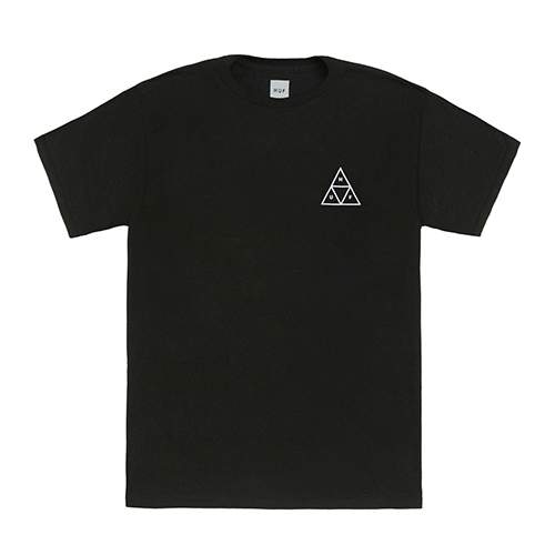 TRIPLE TRIANGLE TEE-BLK(WHT)