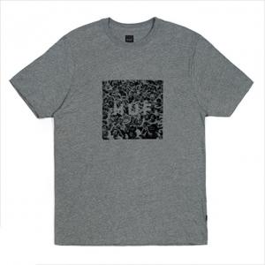 WOOD STOCK BOX LOGO SS TEE_GRY