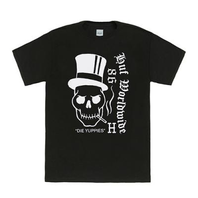 YUPPIE DEATH TEE-BLK