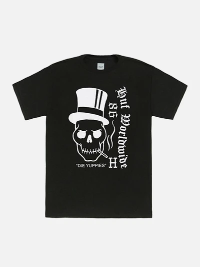 YUPPIE DEATH TEE-BLK