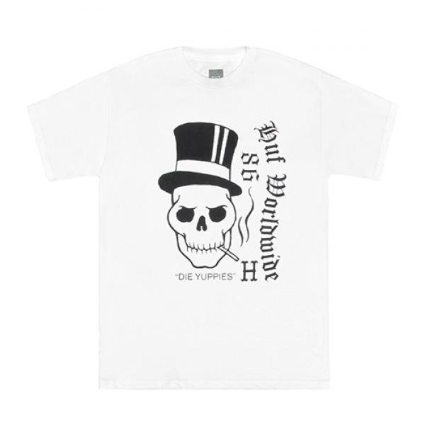 YUPPIE DEATH TEE-WHT