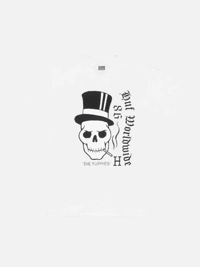 YUPPIE DEATH TEE-WHT