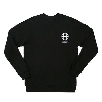 CIRCLE H CREWNECK - BLK