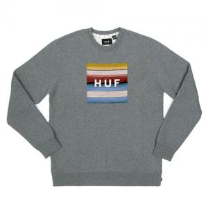 SERAPE BOX LOGO CREWNECK-GRY