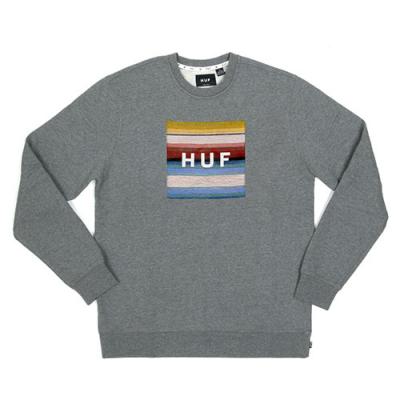 SERAPE BOX LOGO CREWNECK-GRY