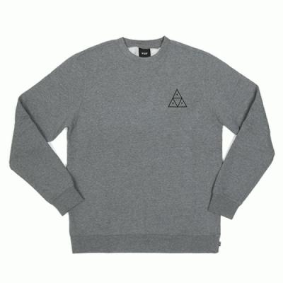 TRIPLE TRIANGLE CREWNECK-GRY(blk)