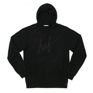 DEMI SCRIPT PULLOVER FLEECE-BLK (blk)
