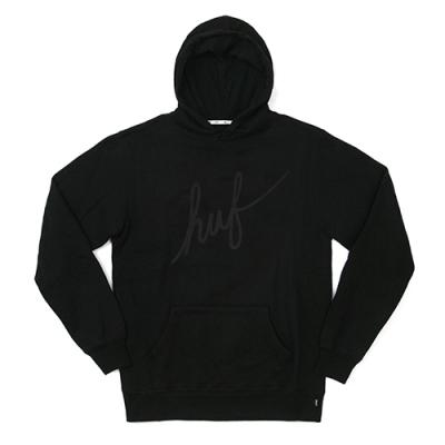 DEMI SCRIPT PULLOVER FLEECE-BLK (blk)