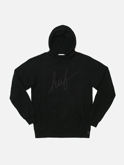 DEMI SCRIPT PULLOVER FLEECE-BLK (blk)