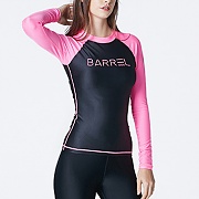 EVE RASHGUARD-BLACK/PINK