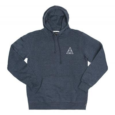 TRIPLE TRIANGLE PULLOVER FLEECE-NAVY HEATHER