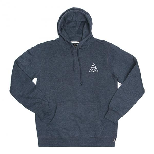 TRIPLE TRIANGLE PULLOVER FLEECE-NAVY HEATHER