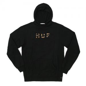 ORIGINAL LOGO PULLOVER HOOD-BLK(B.CAMO)