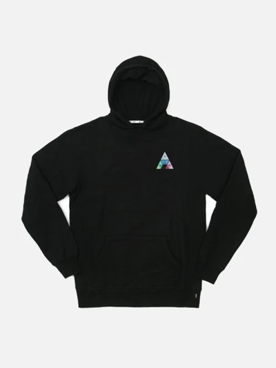 TRIANGLE PRISM PULLOVER HOOD-BLK
