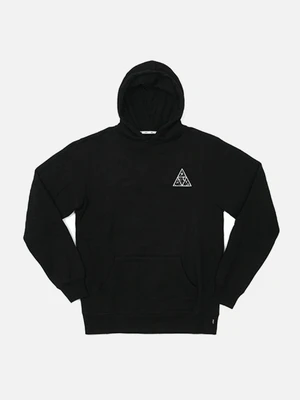TRIANGLE ROSE PULLOVER HOODIE-BLK