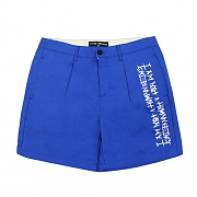 BASIC LOGO CHINO SHORTS-BLUE