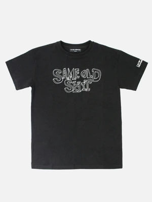 SAME OLD SHIT 3D LOGO T-SHIRTS-BLK