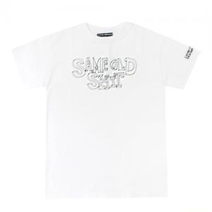SAME OLD SHIT 3D LOGO T-SHIRT-WHITE