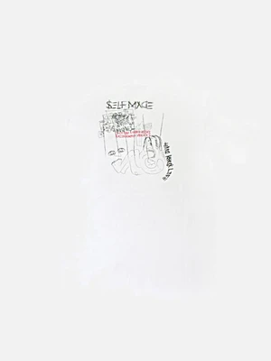SELF MADE T-SHIRTS-WHITE