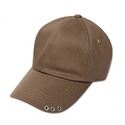 UNISEX BETTER EYELET BASEBALL CAP-BROWN